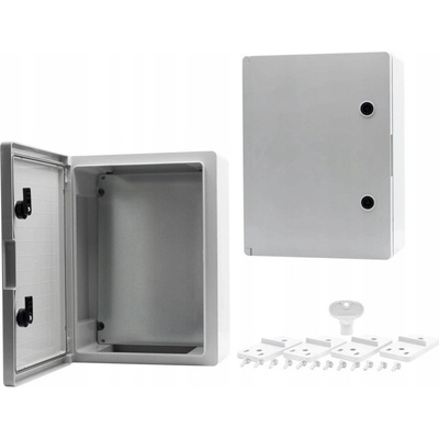 SKŘÍŇ Z ABS PLASTU 300X400X195mm IP65 IK08 F-ELEKTRO F1.0329