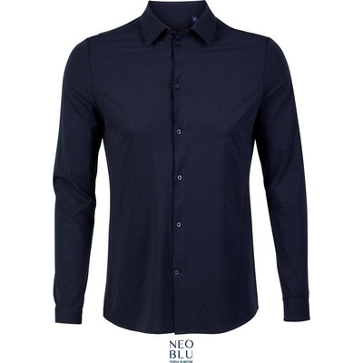 Neoblu Balthazar men košeľa s dl. rukávom modrá night