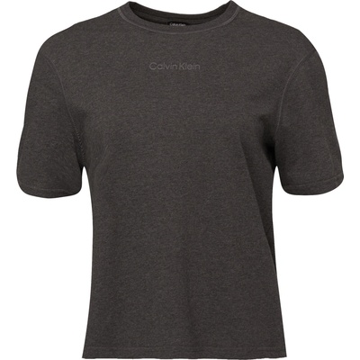 Calvin Klein Dámske tričko PW - SS T-SHIRT tmavo sivá