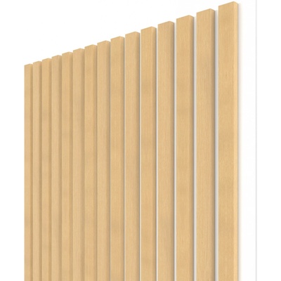Wall Concept akustický panel Javor, biely filc + MDF, 2750 x 604 x 21 mm 1,66m²