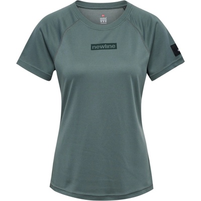 Newline Women's Charge Short-Sleeve Performance Running Top - Balsam Green
