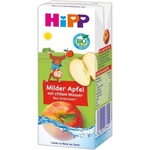 Hipp Био детска напитка Hipp - Ябълка с минерална вода, със сламка, 200 ml (8912)
