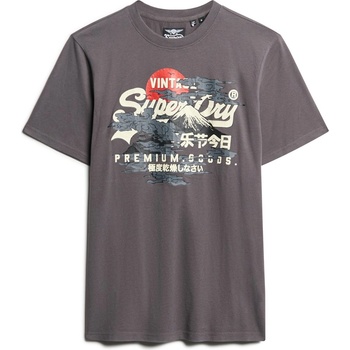Image 1 of Superdry Тениска Superdry Men's Tokyo Graphic Regular Fit T-Shirt - Grey