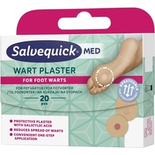 Salvequick MED Wart Náplast na bradavice 20 ks