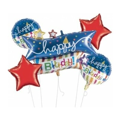 GoDan Buket Happy Birthday fóliové balónky