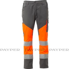 Payper WORKING Summer Ľahké reflexné nohavice oranžová