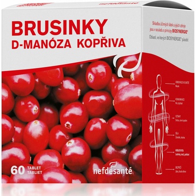 Nefdesanté Brusnice D-manóza žihľava 60 kapsúl