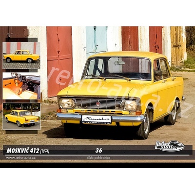 Pohlednice č. 36 - MOSKVIČ 412 (1974)