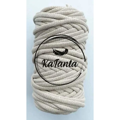 Bavlnená šnúra KaFanta 9mm - light beige