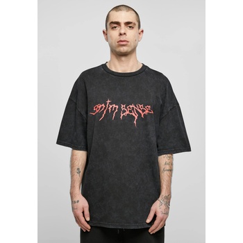 Mister Tee Тениска Sense Goth T-Shirt Washed black XXLUB-SENSE014-00007 - Тъмносив, размер S