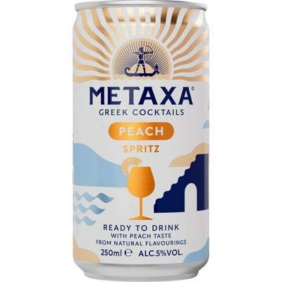 Metaxa Peach Spritz 5% 0,25 l (plech)