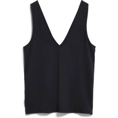 Armedangels Дамски топ ARMEDANGELS Women's V-Neck Jersey Top - Black (916-6600-0112)