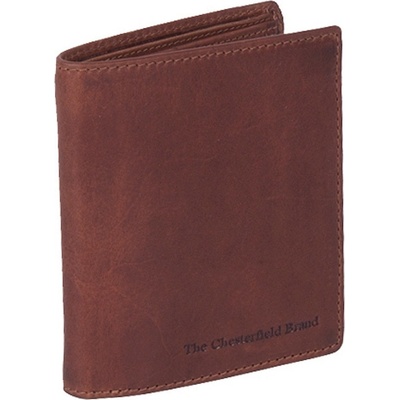 The Chesterfield Brand Pánská kožená peněženka na výšku RFID C08.0407 Carl hnědá