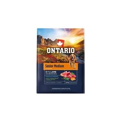 Ontario Senior Medium Lamb & Brown Rice 2 x 12 kg