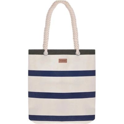 Trizand 27597 Plážová taška 18 l modro-biela