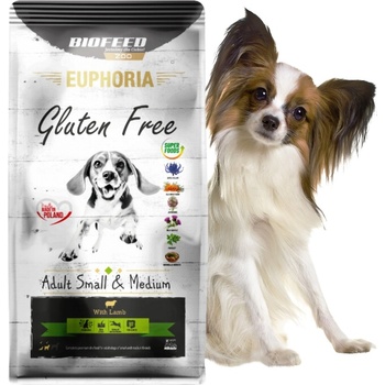 Biofeed Euphoria GF Jahňacie mäso pre malé a stredné plemená 12 kg