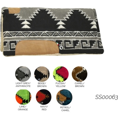 Burioni Westernová podsedlová deka Hnědá – Zboží Mobilmania