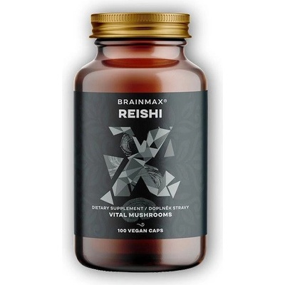 BrainMax Reishi extrakt 500mg 100 rostlinných kapslí