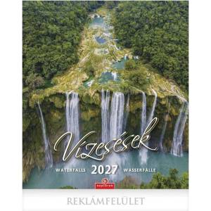 CSG Стенен календар CSG 300x340 мм, вертикален, „Водопади 2027 (FN U01)