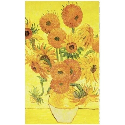 DIMEX MS-2-0252 Vliesová fototapeta na zeď Slunečnice od Vincenta van Gogha rozměry 225 x 250 cm