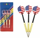 Hádzací šípky s kovovým hrotom 15cm kov / plast