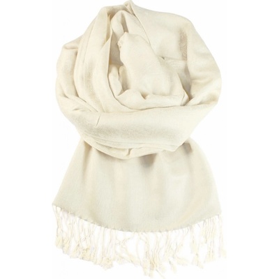 Verona Lux kašmírová šála H85J_16 smetanová