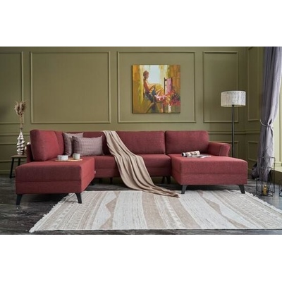 Atelier del Sofa Corner Eris Claret Red