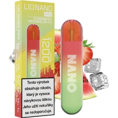 Lio Nano PRO Strawberry Watermelon Ice 16 mg 1200 poťahov