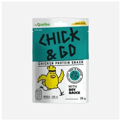 Chick&Go Sušené plátky z kuřecího masa se sójovou omáčkou 30 g