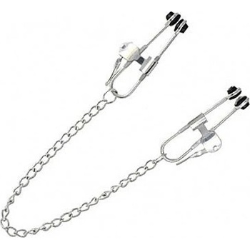 Slave4master Pressure Tit Lock Nipple Clamp, kovové svorky s nastavitelným stiskem