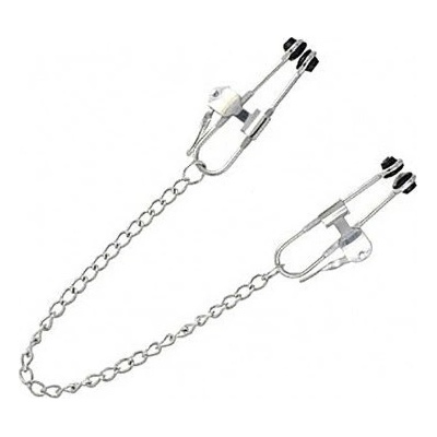 Slave4master Pressure Tit Lock Nipple Clamp kovové svorky s nastavitelným stiskem