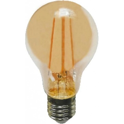 ACA Lighting LED FILAMENT E27 STEP-DIM A60 jantar 8W 2700K 230V 940lm RA80