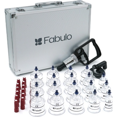 Fabulo Vákuové masážne banky Luxury sada 19ks