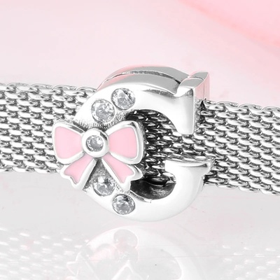 P&J Jewellery Stříbrný klip Magické písmenka 3 SBMA3 G