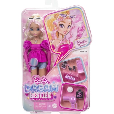 Barbie Dream Besties polohovateľná módna bábika s doplnkami