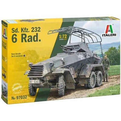 Italeri Model Kit military 97032 Sd.Kfz. 232. 6 Rad 1:72