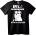 NOONEBRAND Тениска Последен Ергенски Ден - 2XL, Black