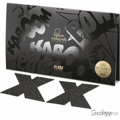 Ozdoby na prsa - Flash Cross Black – Zboží Dáma