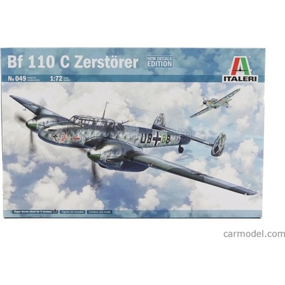 Italeri Messerschmitt Bf 110c Zerstorer Vojenské lietadlo 1941 / 1:72