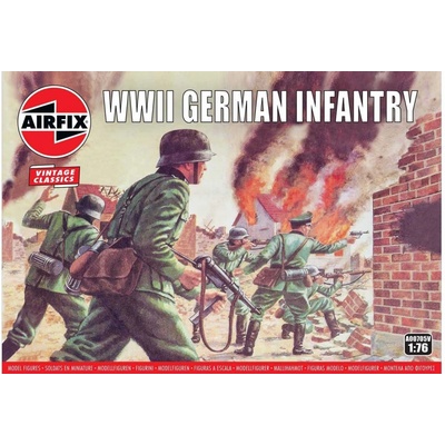 Airfix WWII German Infantry Classic Kit VINTAGE Military 1:76