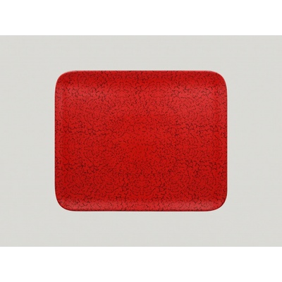 RAK Ruby talíř obdélníkový 33 x 27 cm červená RAK-RBAURX33