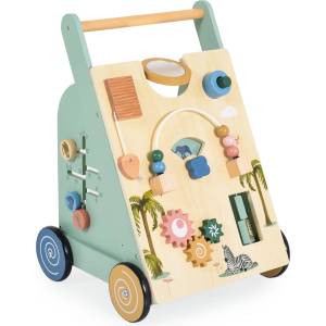 Moni Дървена играчка за прохождане Moni Toys - Lala (111704) Проходилка
