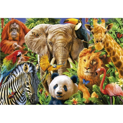 Educa - Puzzle Wild Animal Collage - 500 piese
