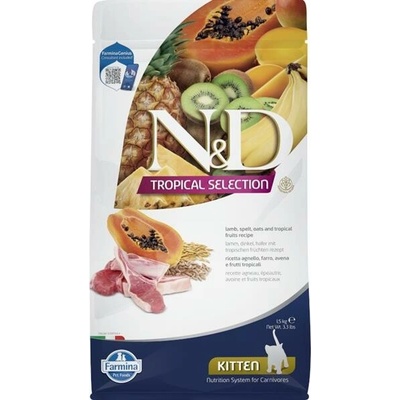 N&D TROPICAL SELECTION Cat Kitten LG Lamb 1,5 kg