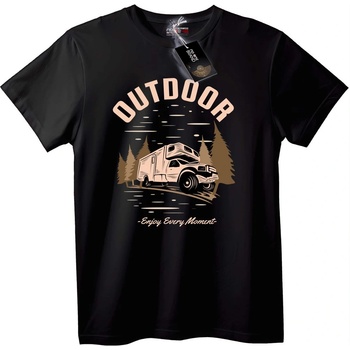 NOONEBRAND Тениска за открито - 2XL, Black