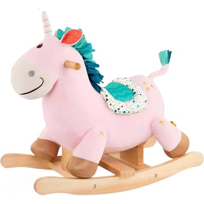 Battat Люлееща се играчка Battat - Розов еднорог (BTBX1936Z)