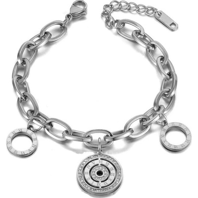 Victoria Filippi Stainless Steel Ocelový Rubia chirurgická ocel římské číslice NRB19122-2/41 stříbrná