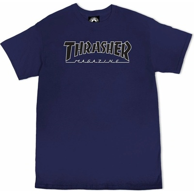 Thrasher tričko Hieroglyphic navy blue