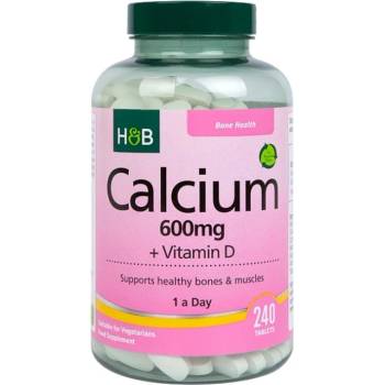 Image 1 of Holland & Barrett Calcium 600 mg + Vitamin D [240 Таблетки]