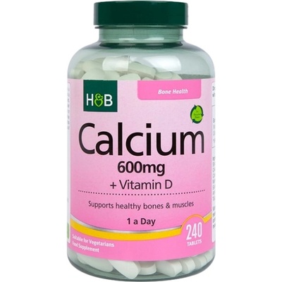 Holland & Barrett Calcium 600 mg + Vitamin D [240 Таблетки]